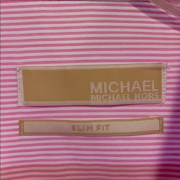 Michael Kors Slim Fit Dress Shirt 15.5/34-35 - Picture 4 of 5